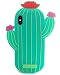 TopFunny Cases Compatible with iPhone XR Silicone 3D Cute Cartoon Cases Soft TPU Bumper Protective Gel Cover for Apple iPhone XR 6.1" Cactus Flower