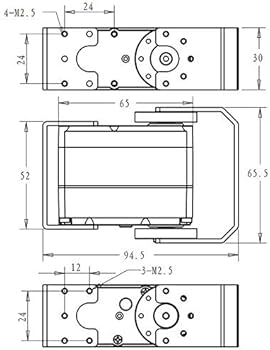 Amazon | 60Kg二軸サーボ RDS5160 教育娯楽ロボットサーボ