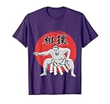Japanese Sumo Wrestler in Japan Tshirt w/Characters T-Shirt