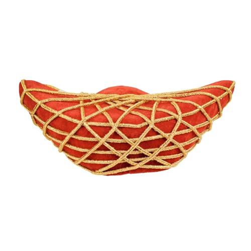 Image of Traditional Handstitch Ready to Wear Maharashtra Mavla Pagdi Topi Cap Turban for Party and Traditional Function