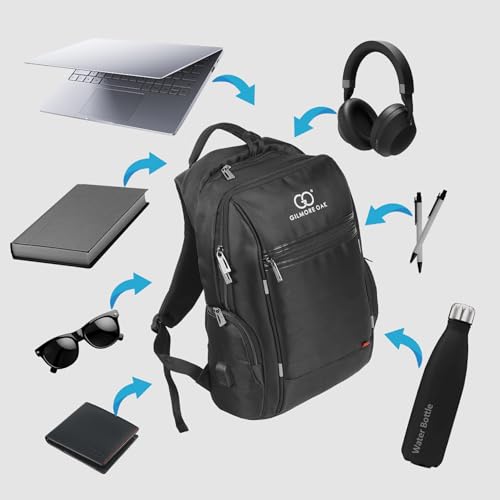 Image of Gilmore Oak Phoenix Compact Anti Theft Design Laptop Backpack Suitable up to 15.6 inch laptop size, With USB Charging Port (22 Liters)