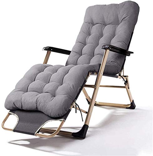 Chaise longue d'extérieur inclinable avec appui-tête ergonomique