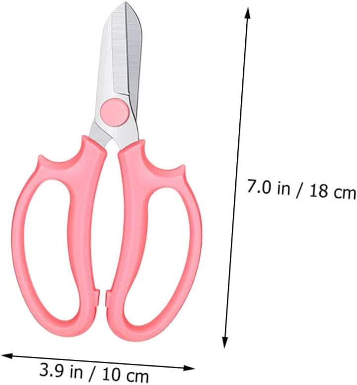 Generic 8pcs Floral Shears with Non-slip Comfortable Handles Compact Garden Pruning Scissors for Plants Trimming Wear-resistant Clippers for Flower Cutting and Fruit Picking