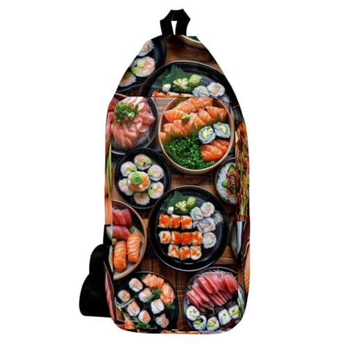 Sac à dos à bandoulière nourriture japonaise pour homme femme