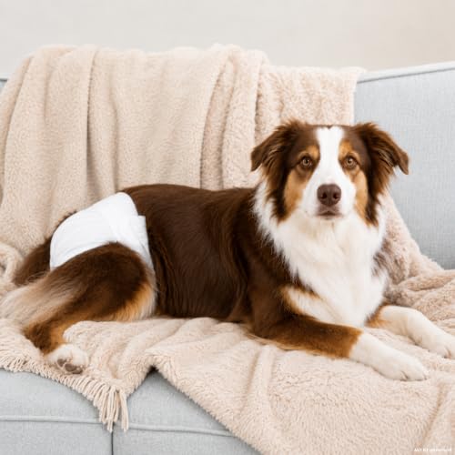 TRIXIE Hundewindeln für Hündinnen Gr. M–L, 12 St., 36–52 cm Taillenumfang