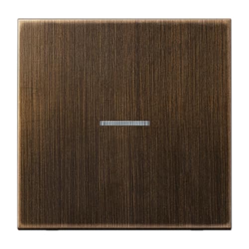 Touche KNX RF 1 phase JUNG ME10911STRFAT : mécanisme domotique radio pour gamme LS laiton