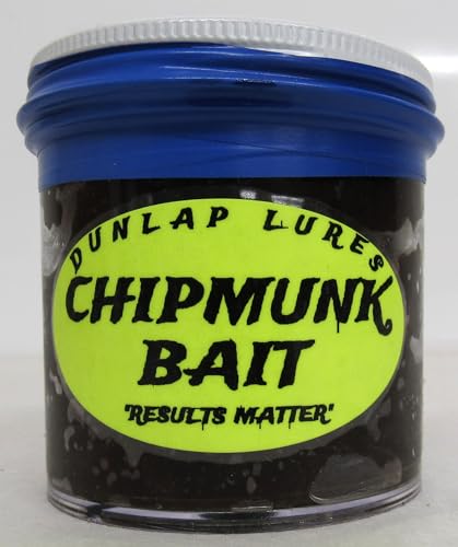 Chipmunk ADC Bait Dunlap Lures 6 Ounce Jar