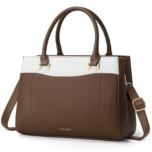 RAINSMORE Borsa Donna Borsa Mano Donna in Pelle Borse Borsetta Impermeabile Borsa Tracolla Media...