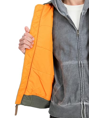 Alpha Industries MA-1 VF 59 Bomberjacke für Herren, Vintage Green, L – Ansicht 6