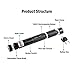 Green Light Pointer High Power Visible Beam with Adjustable Focus for Hunting Hiking