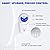 Bidet Attachment for Toilet Seat, Non-Electric Cold Water Bidet with Pressure Controls, Dual Nozzles for Frontal & Rear Wash, Retractable Self-Cleaning for Female & Old- White