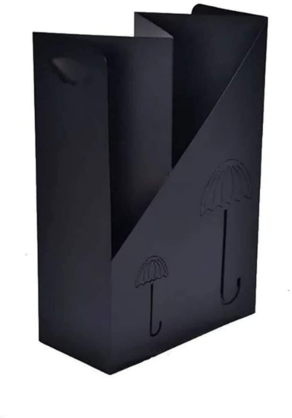 Porte-parapluies en fer forgé 40x20x60 cm pour hall d'hôtel et entrée