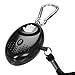 Produktbild tiiwee Taschenalarm Panikalarm Selbstschutz 130dB mit LED Licht - Schwarz