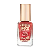 Barry M Crystal Rock Textured Nail Paint, Red Jasper, 10ml