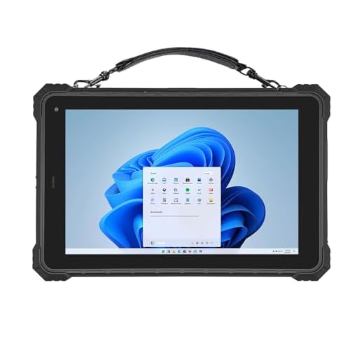 RUGLINE Tablets robustos IP68 RT-I10Y, tablet Windows de 10,1 polegadas, atualização Windows 11 Pro, 8 GB + 128 GB, Intel N5100, GPS 4G LTE, tablet portátil industrial com alça de mão para trabalho