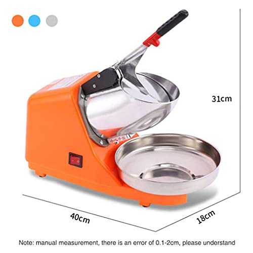 zhicheng shop Elektrischer Eisrasierer Schneekonusmacher Edelstahlmaschine Eisbrecher Rasierte Eismaschinen 65 kg/h für… – Bild 8