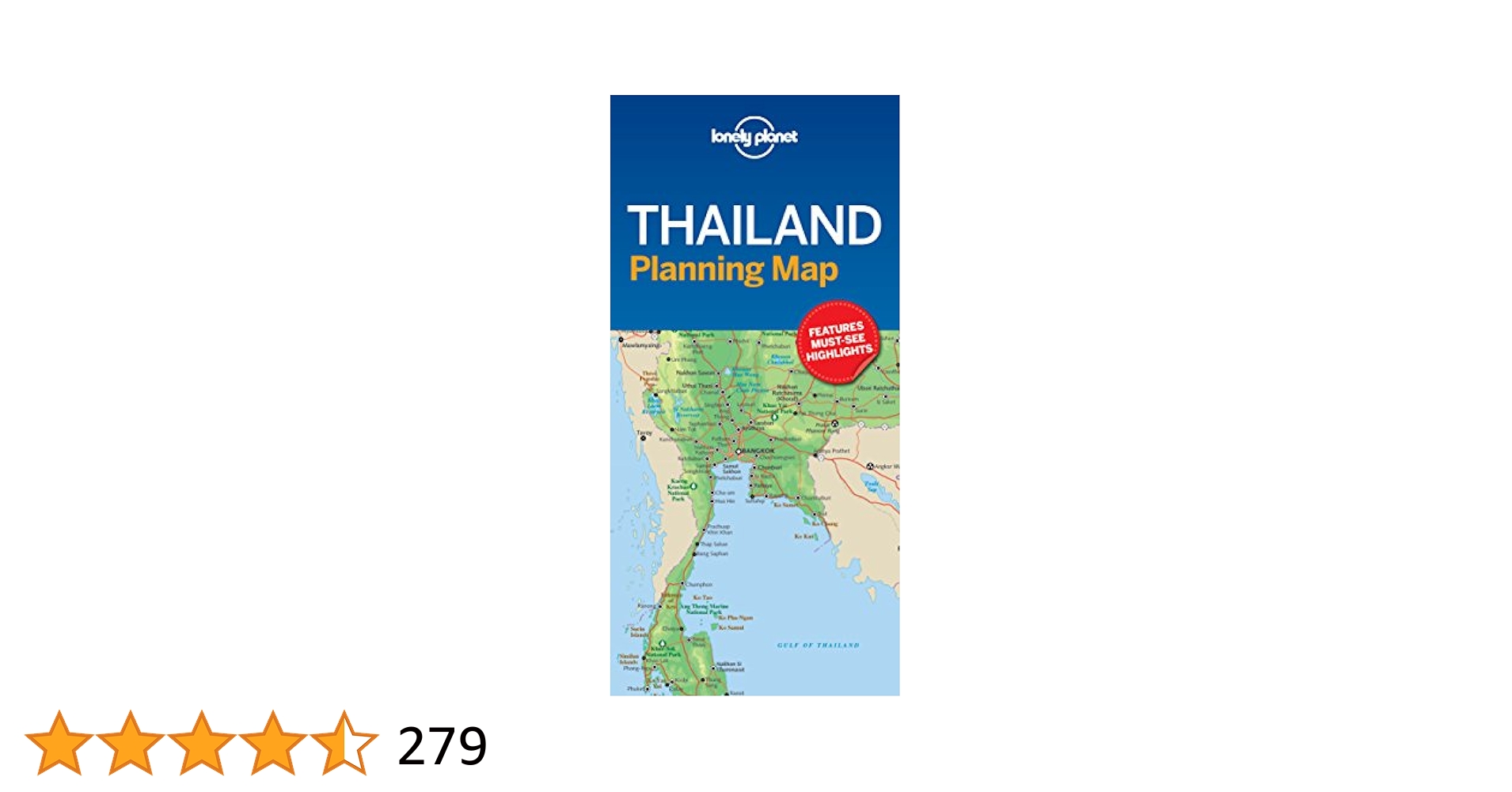 Lonely Planet Thailand Planning Map: Lonely Planet