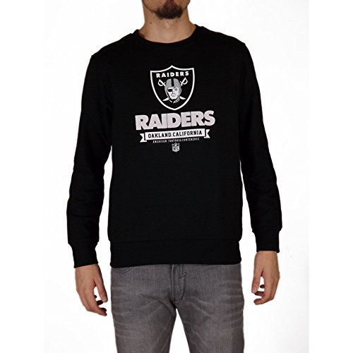Fanatics NFL Oakland Raiders Graphic Crew - Sudadera para Hombre, Hombre, MOR3927DB,...