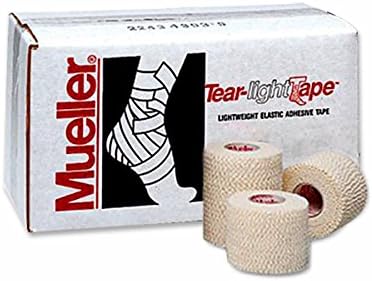 Mueller Tear Light Tape White 7.5 yd 2 x24 Rolls