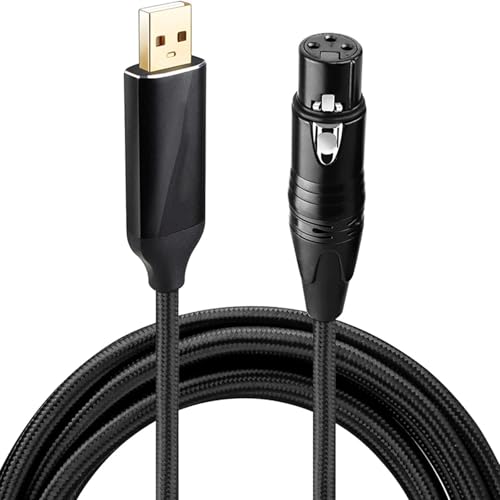 Cordon adaptateur USB microphone 3 broches interface audio ordinateur - 4