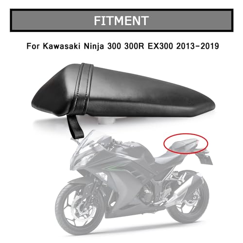 Image of PSLER Rear Passanger Seat Pillion Cushion For Kawasaki Ninja 300 300R EX300 2013 2014 2015 2016 2017