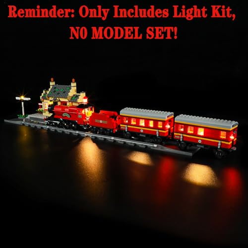 MENZAVA LED Light Set Compatible with LEGO 76423 Hogwarts Express & Hogsmeade Station Harry Potter Building Blocks Model - Image 4