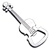 GGQT Ouvre-Bouteille pour Guitare Accessoires Porte-clés pour Guitare, Argent