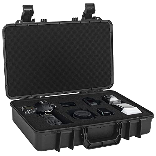 16.8 inch HardShell Carrying Case,Water-resistant & Storage Box with Customizable Foam,Portable...