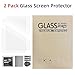 JUQITECH 2 Pack Screen Protector for Samsung Galaxy Tab S9 FE 10.9 Inch S9 S8 S7 11 Inch, 9H Hardness HD Clear Screen Tempered Glass Film for Tab 10.9