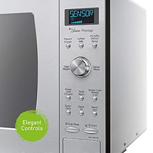 Panasonic countertopbuilt in microwave oven with cyclonic wave inverter technology and 1250w of cooking power nn sd975s 22 cu ft stainless steelsilver 27 trim kit 27 inch silver  urban country home decor