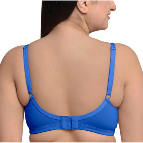 Image of Inner Sense Organic Cotton Bamboo Bra for Woman with M Frame Design I Triple Layered Full Coverage Bra for Heavy Bust Without Padding I Wire-Free Design Innerwear