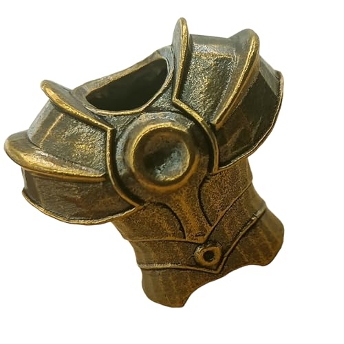 CHENZILIN Vintage Armors Cuirass Shape Lanyard Beads Brass Beads Fashion Parachutes Cord Beads for Lanyard Pendants Key