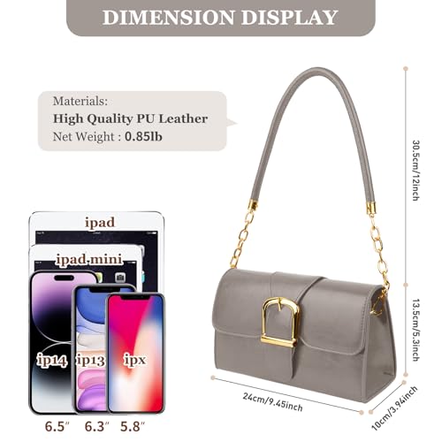 Image of Shoulder Bag for Women, Vegan Leather Classic Crossbody Purses Handbags, Trendy Hobo Bag Tote Purses for Women
