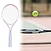 predolo Tennis Racket Featuring Comfortable Grip and Nylon Strings for Beach Practice, Pink White