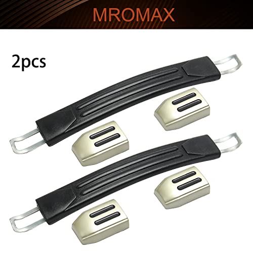 Luggage Handle,Replacement 2Pcs Luggage Handle 9.49" x 0.98" (L x W) Plastic Pull Handle Grip Replacement 241mm x 25mm for Luggage Suitcase Box Black Tone4