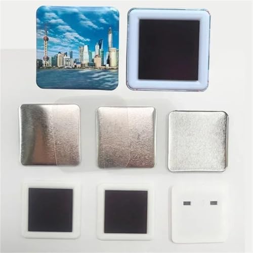 Machine à badges carrée 50x50mm rotative manuelle pour magnet