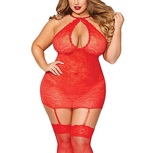 Vêtements de nuit en dentelle fine et parure lingerie jarretelles
