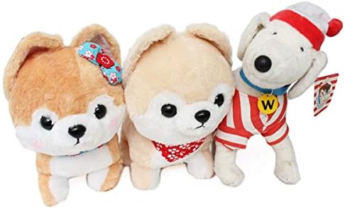 Amazon ウォーリーを探せ ウーフ 豆しば三兄弟 さすけ 小梅 特大 等 キャラクター ぬいぐるみ 3点セット まとめ アニメ フィギュア ドール 通販