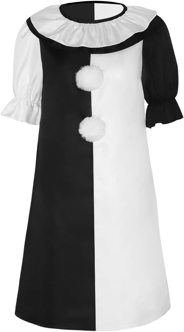 Adult Clown Costume Jumpsuit Costume Horror Movie Halloween The Killer Clown Outfits - Image 5