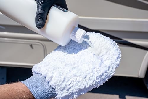 Image of Poli Glow Mitt Applicator - Apply on Boat and RV Fiberglass Surfaces. Achieve a Smooth and Flawless Surface. (Pack of 3)