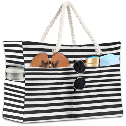 BGIUSQF Borsa Mare Grande, 17,3 x 5,9 x 14,9 In Borsa Mare Donna, Grande Capacità Borse Tote con...
