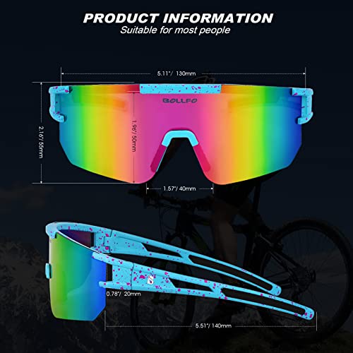 Polarized Sports Sunglasses,Uv402 Protection Outdoor Glasses For Men Women Youth Baseball Cycling Running Driving Golf #TOP4