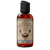 Beardilizer Cortes Vanilla Beard Oil for Men – 100% Natural Growth Oil & Conditioner with Argan, Jojoba & Vitamin E – Softening, Moisturizing for Soft, Healthy Beard – 4 Oz