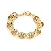 Price comparison product image THE BLING KING 20MM Gold Plated XXL Belcher Bracelet, Luxury and Smooth Finish 18K Real Gold Plated Jewellery Bracelet for Men, Women, and Teens (Length: 9 Inches)