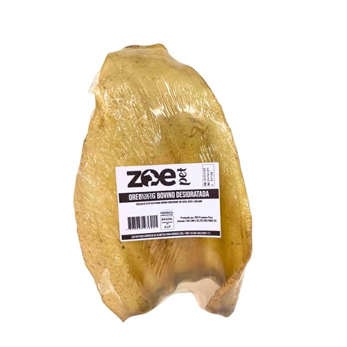 Mordedor Orelha Petisco Cães Natural Desidratado Zoe Pet