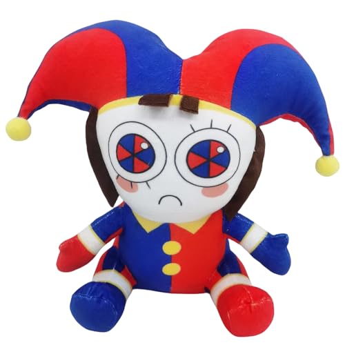 WIDEBG Digital Circus Plush circo peluche Pomni figura boneco de peluche brinquedo de palhaço de peluche Circus Joker Plush Toy crianças presentes de aniversário