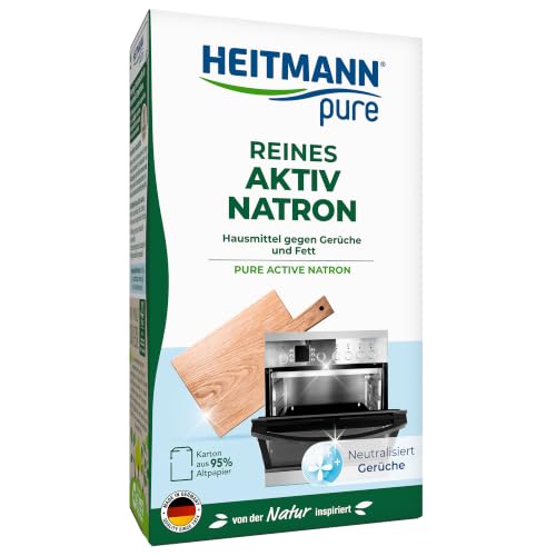 HEITMANN pure Reines Aktiv-Natron 450 g | Allzweckreiniger gegen Fett Gerüche & Flecken im ganzen Haus | Vielseitiges Reinigungsmittel für Haushalt Küche & Wäsche