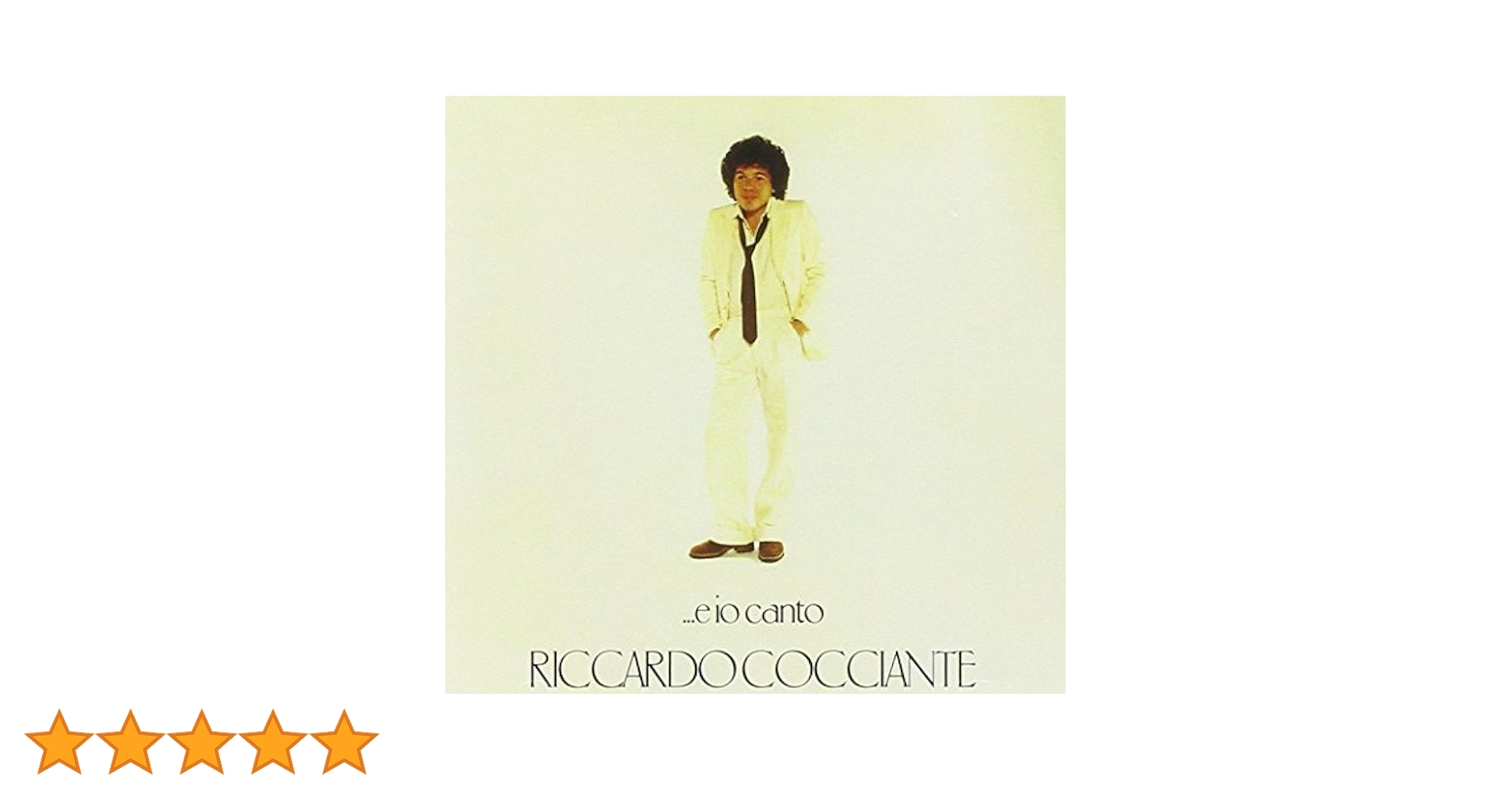 【中古】 E Io Canto RicardoCocciante Io canto - YouTube