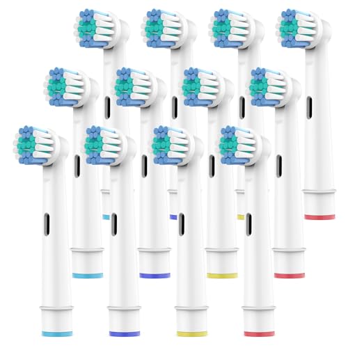 Toothbrush Heads for Oral B, 12 Pack Professional Electric Toothbrush Replacement Heads Medium Soft...