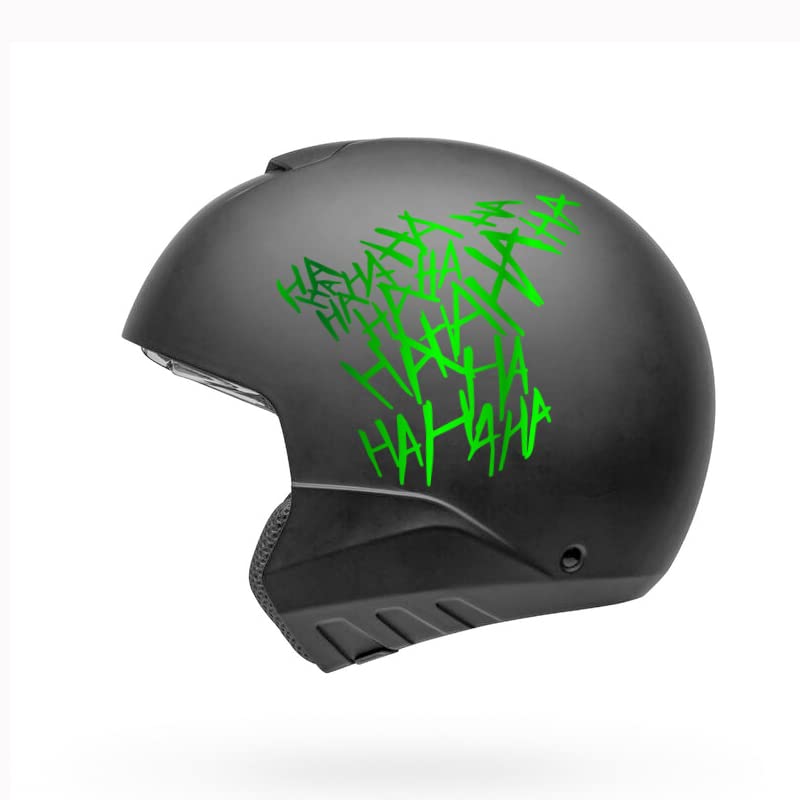 Image of Claw Marks Hahaha Car Stickers Decals Motorcycle Helmet Decal Vinyl and Waterproof (Chrome Green)
